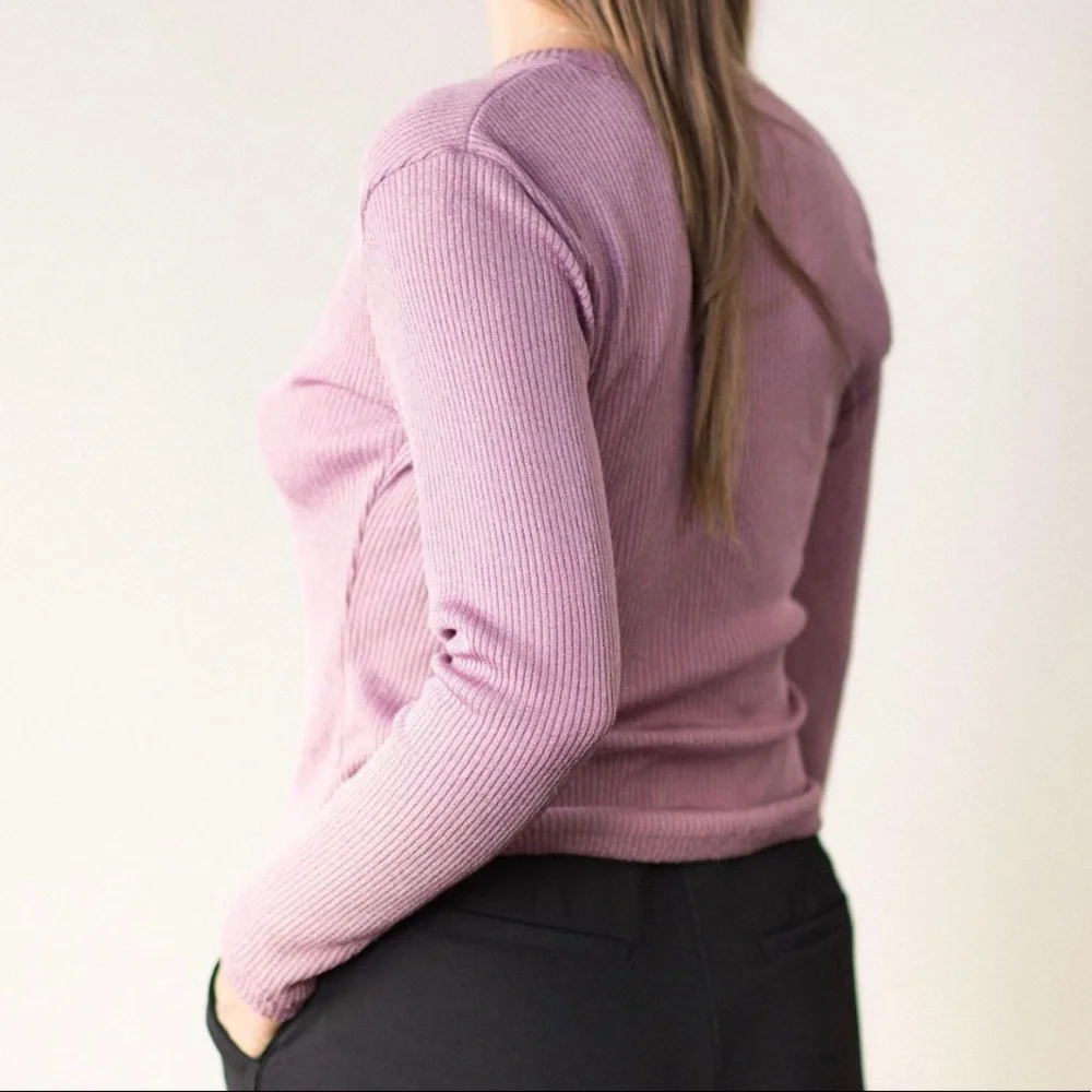 Pink Ribbed Shirt - Picture 3 of 3